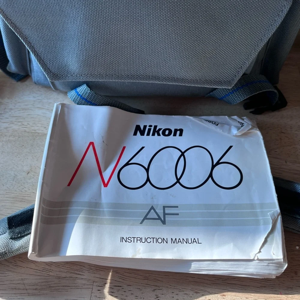 Nikon N6006 Camera with Case and Two Lenses